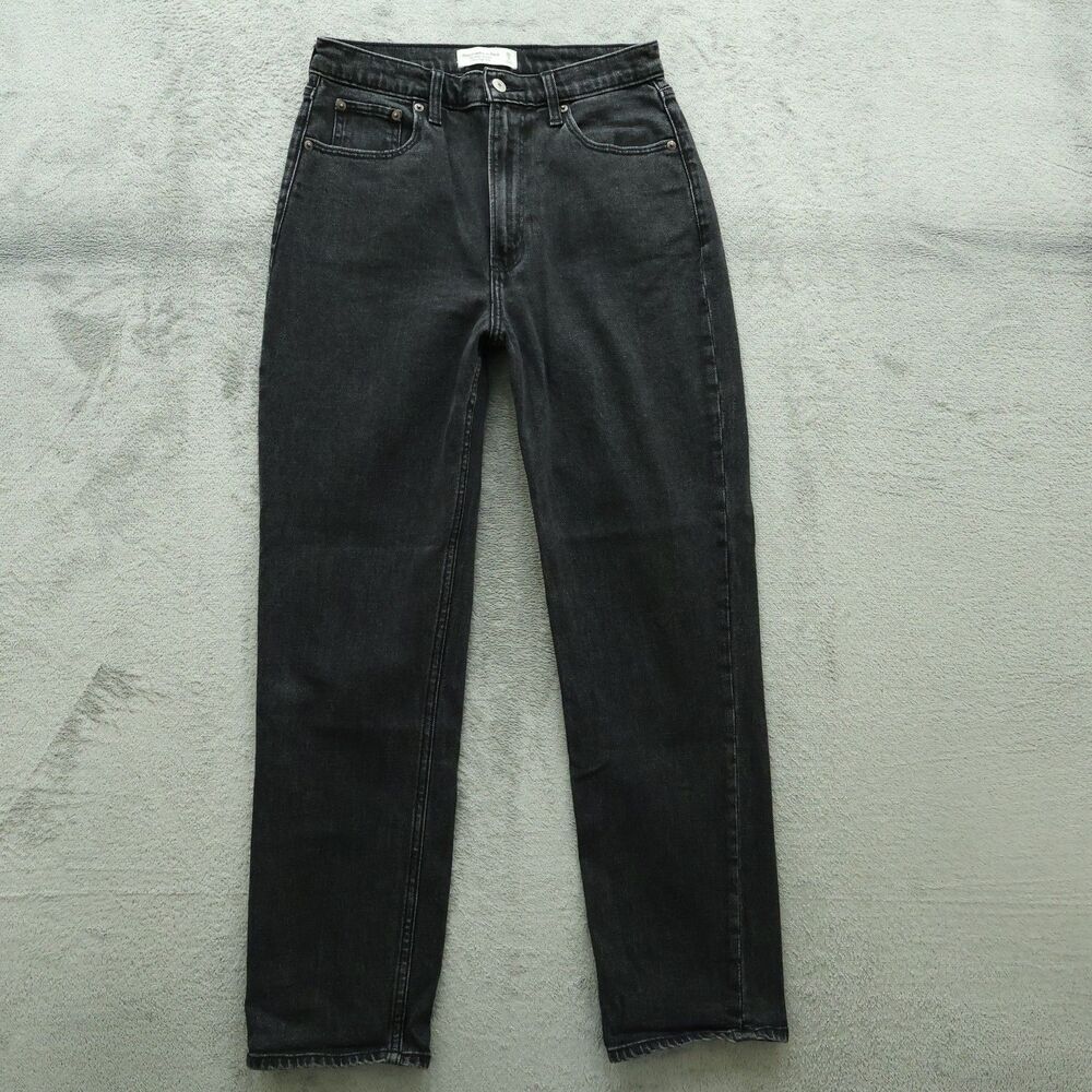 Abercrombie Fitch Jeans Women's Size 6 Ultra High-Rise Ankle Straight 28" Inseam